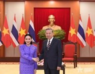 Vietnamese Party leader receives Thai Prime Minister